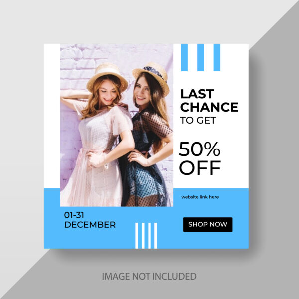 Fashion Discount Social Media Post