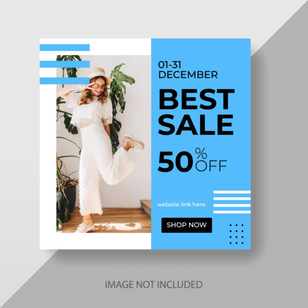 Fashion Discount Social Media Post